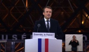 Macron: "ce soir, la France l'a emporté"