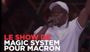 Magic System fait le show pour Macron