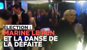 Marine Le Pen danse malgré sa défaite