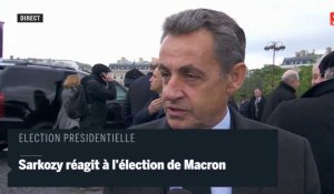 Sarkozy sur l'élection de Macron : "Je sais d'expérience que maintenant le plus difficile commence"