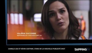 Kevin Costner et Camille Lou réunis à l'écran : la SNCF s'offre un casting de choix (vidéo)