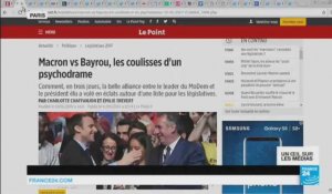 Législatives : François Bayrou furieux contre Emmanuel Macron