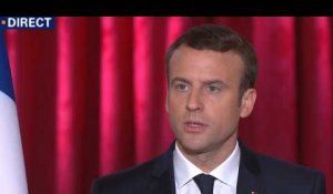 Dans son discours d'investiture, Macron s'est adressé à "la France qui doute d'elle-même"