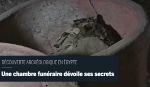Egypte : les archéologues ouvrent une nouvelle chambre funéraire