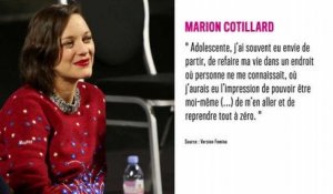 Marion Cotillard ravie de son enfance, elle remercie ses parents