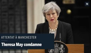 La première ministre britannique condamne l'auteur de l'attentat