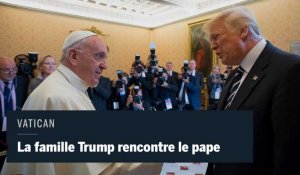 La famille Trump rencontre le pape François