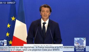 François Baroin reconnaît la défaite de la droite et du centre aux législatives