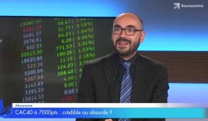 CAC40 à 7000 points : crédible ou absurde ?