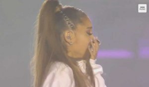 One Love Manchester : Ariana Grande en larmes à la fin du concert (vidéo)