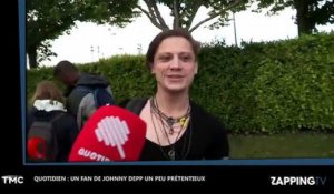 Johnny Depp : Un fan de Pirates des Caraïbes fait le buzz dans Quotidien (Vidéo)