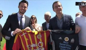 Quand Baptiste Giabiconi président du FC Martigues rencontre Jacques-Henri Eyraud président de l'OM