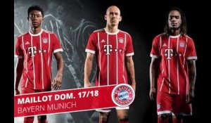Le maillot domicile du Bayern pour la saison 2017/2018