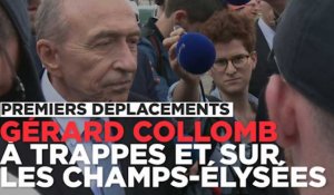 Gérard Collomb en déplacement à Trappes et sur les Champs-Élysées