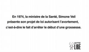Assemblée nationale : en1974, la ministre de la Santé, Simone Veil, présente son projet de loi autorisant l'avortement