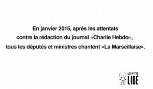 Assemblée nationale : les députés et ministres chantent «La Marseillaise»