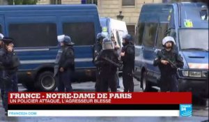 Un policier attaqué avec un marteau sur le parvis de Notre-Dame de Paris, l'agresseur blessé par balles
