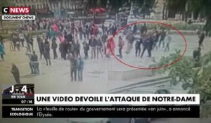 CNEWS : l'attaque d'un policier à Notre-Dame