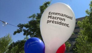 Lyon: manifestation de soutien à Macron