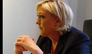 Marine Le Pen juge odieux les propos de Jean-Marie Le Pen (vidéo) 