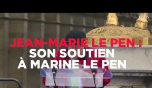 Jean-Marie Le Pen s'en prend à Macron et soutient sa fille