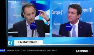 Manuel Valls : "C'est la fin d'une histoire pour le PS" (vidéo)