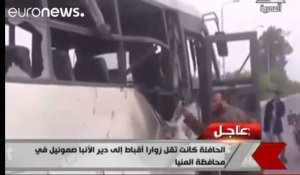 Attentat en Égypte : Les images chocs du bus attaqué par les terroristes (Vidéo)