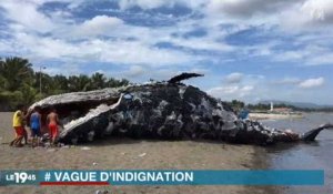 Greenpeace choque la Toile avec sa fausse baleine échouée sur une plage des Philippines (Vidéo)