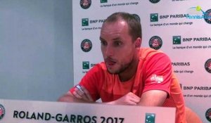 Roland-Garros 2017 - Steve Darcis : "Ce n'est plus de la terre battue dans ces conditions"