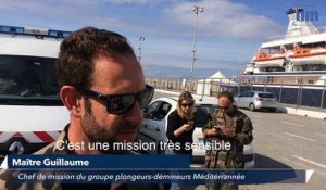 Nice : Opération déminage au large du bord de mer