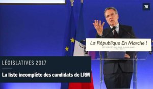 Législatives : 428 candidats investis par La République en marche