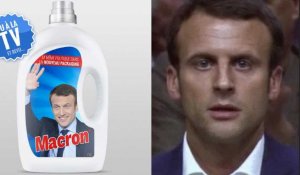 Quand Macron se compare lui-même à une "lessive"