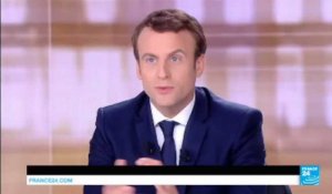 LE DÉBAT - E Macron : "Face à votre esprit de défaite, moi je porte l'esprit de conquête français"