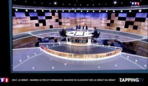Le Débat : Marine Le Pen et Emmanuel Macron se clashent dès le début du débat (Vidéo)