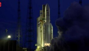 Après un long retard, la fusée Ariane 5 met deux satellites en orbite