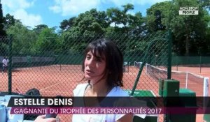 Roland-Garros 2017 : Estelle Denis s'impose au Trophée des Personnalités ! (EXCLU VIDÉO)