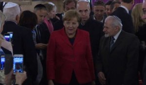 Argentine: dans une synagogue, Merkel dénonce l'antisémitisme