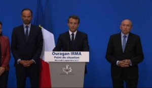 Irma: Macron parle d'un "bilan dur et cruel" à venir