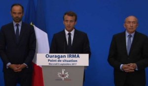 Irma: Macron annonce un "plan national de reconstruction"