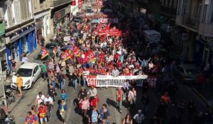 Des opposants à la réforme du code du Travail ont manifesté à Marseille