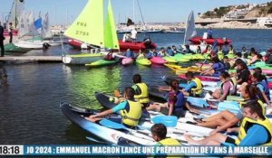 Le 18:18 - Avec la venue d'Emmanuel Macron, Marseille se place sur orbite olympique
