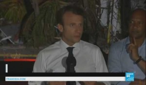 Macron à Saint-Martin : "Que toutes celles et ceux qui le peuvent, restent sur l''île de Saint-Martin"