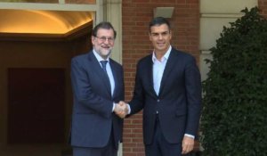 Catalogne: rencontre entre Pedro Sanchez et Mariano Rajoy