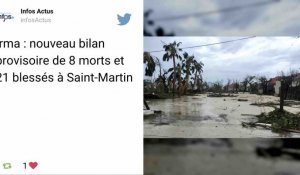 Ouragan Irma : au moins 8 morts à Saint-Martin