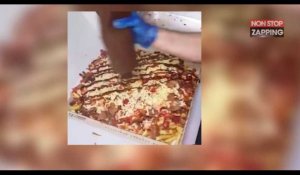 La pizza-kebab géante d'un restaurateur gallois fait le buzz (vidéo) 