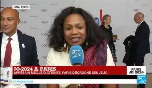JO 2024 à Paris : Réaction de Laura Flessel, Ministre des Sports, sur France 24