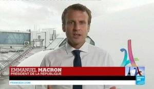 Réaction d''Emmanuel Macron à la désignation de Paris, ville hôte des JO 2024