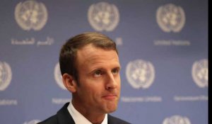 A l'ONU, Emmanuel Macron exprime ses divergences avec Donald Trump