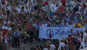 Barcelone manifeste neuf jours après l'attentat des Ramblas