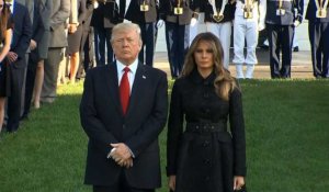 11-Septembre: Trump observe une minute de silence